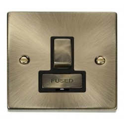 ANTIQUE BRASS SWITCHED CONNECTION UNIT WITHOUT FLE